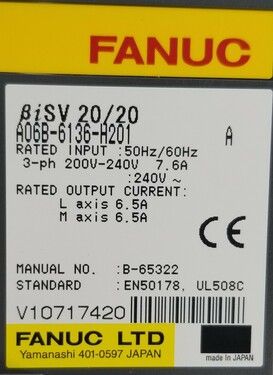 A06B-6136-H201 | FANUC Servo Amplifiers